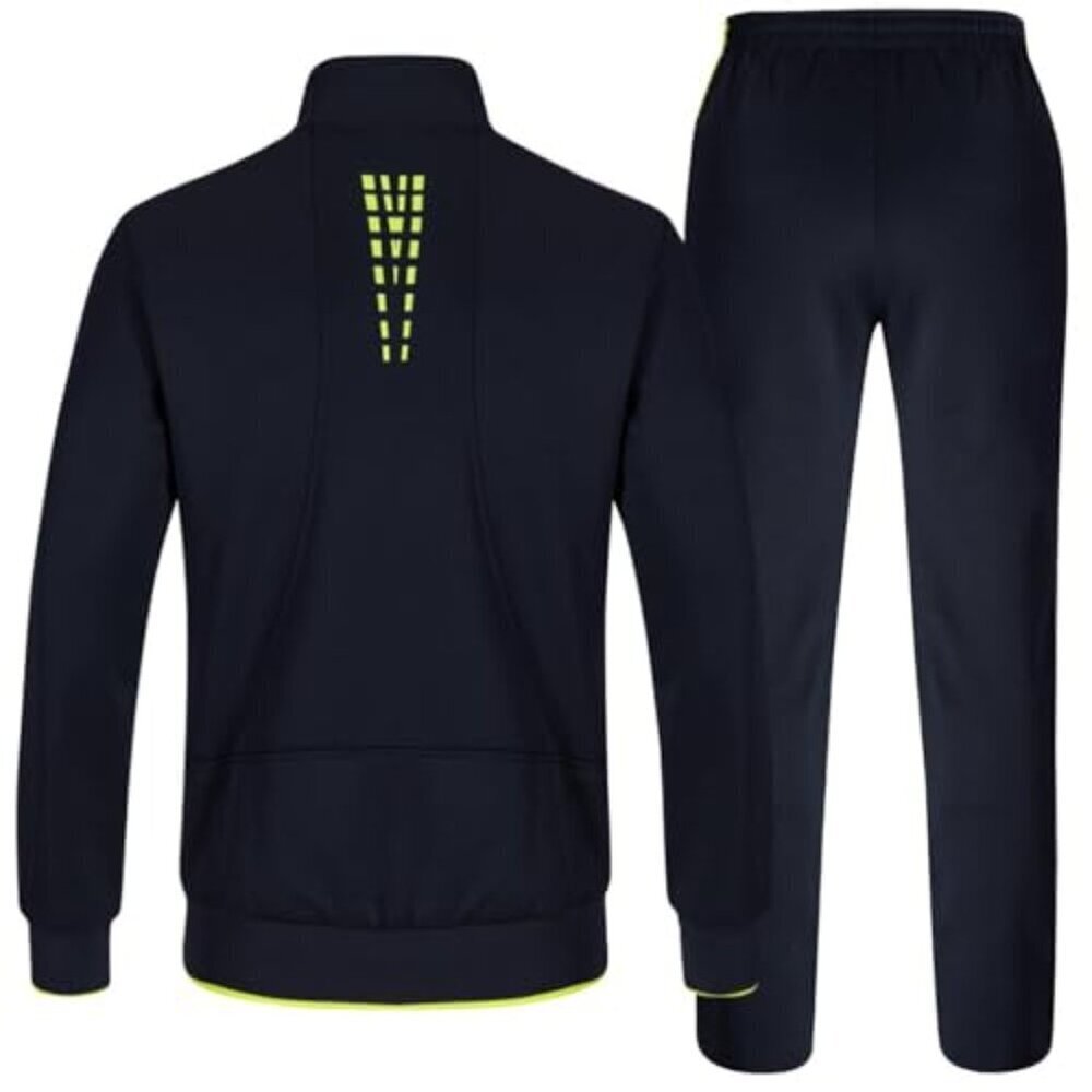 Men's Full Zip Tracksuit Lightweight Athletic Jogging Set Casual Sportswear - Picture 3 of 8